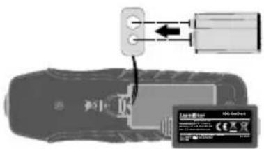 Laserliner BBQGasCheck - Inserir a pilha - 1