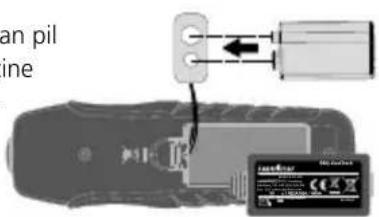 Laserliner BBQGasCheck - Pilin takılması - 1