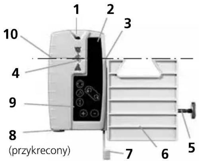 1 2 3 4 9 8 (przykrecony) 7 6 5