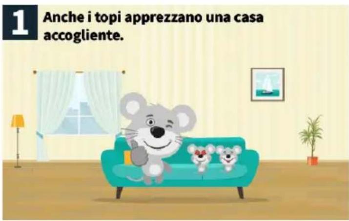 1 Anche i topi apprezzano una casa accogliente.