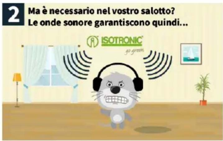 2 Ma è necessario nel vostro salotto? Le onde sonore garantiscono quindi... ISOTRONIC go grove