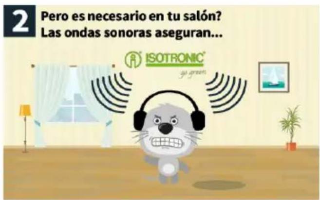 2 Pero es necesario en tu salón? Las ondas sonoras aseguran... ISOTRONIC 30 greenes