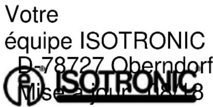 Isotronic 73266 - Garantie - 1