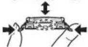 PANASONIC ESLT68 - ▶Replacing the system outer foil - 2