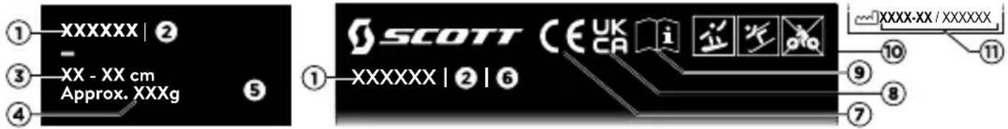 SCOTT Chase 2 Plus Helmet - MARKING ON THE PRODUCTS - 1