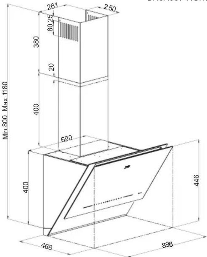 BEKO BHCA93741BHSI - Apparence générale - 2