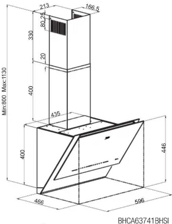 BEKO BHCA93741BHSI - Aspect general - 2