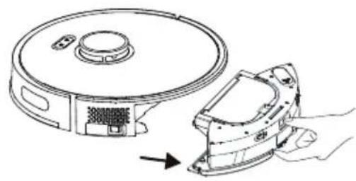 BEKO VRR 81214 VW - Instalarea unității cu mop umed - 1