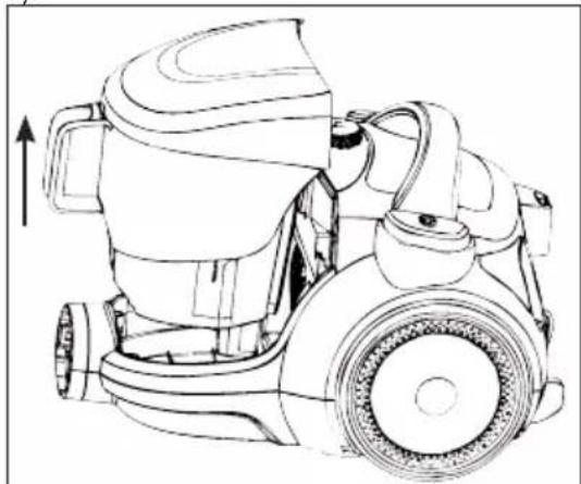 BEKO BKS 5423 - Discharging the dust container - 1
