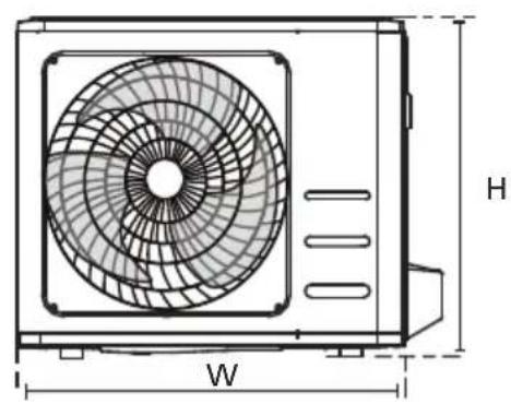 BEKO BEHPGH 241 - Unit mounting dimensions - 2