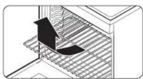 SAMSUNG NX60A6511SW - To insert an oven rack - 1