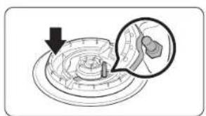 SAMSUNG NX60A6511SW - Double Ring burner head - 1