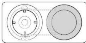 SAMSUNG NX60A6511SG - Oval burner - 2