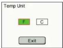 Hatco Rapide Cuisine IRNGPC136 - Changing Between Fahrenheit and Celsius - 2