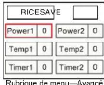Hatco Rapide Cuisine IRNGPC136 - Programmation des rubriques de menu - 2