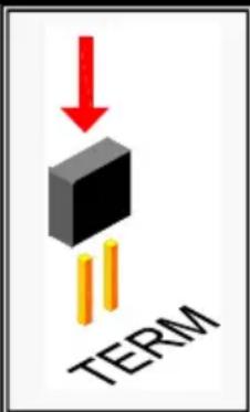 Velbus VMB4DC - Schéma de connexion avec variateurs de puissance - 1