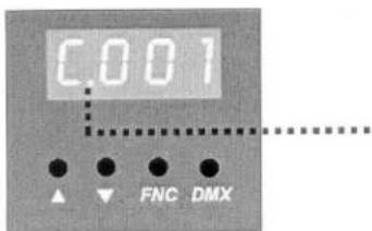 COO1 ▲ ▼ FNC DMX