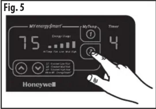 HONEYWELL EnergySmart HZ970 - OPERACIÓN (continuación) - 1