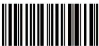 Black and white barcode image with vertical bars of varying widths