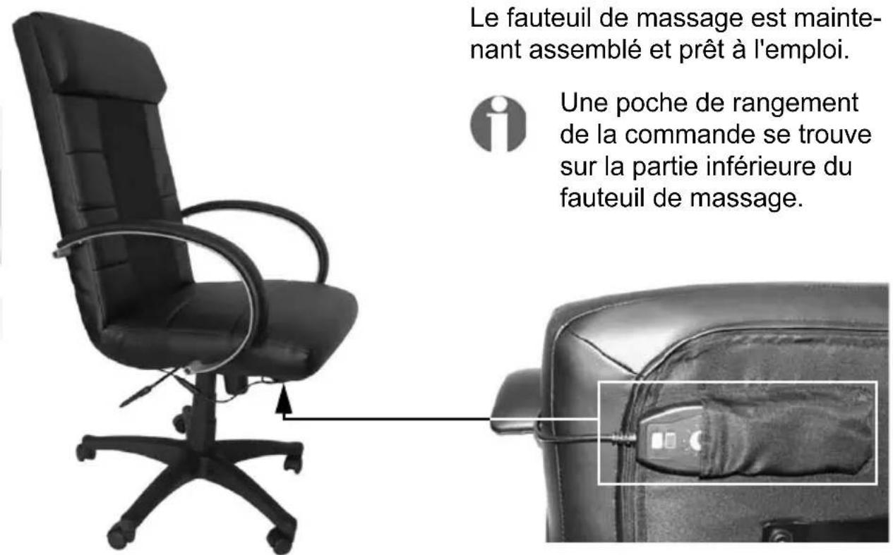 Living Style GTMSO01 - Fauteuil de bureau avec massage à rouleaux Utilisation - 5