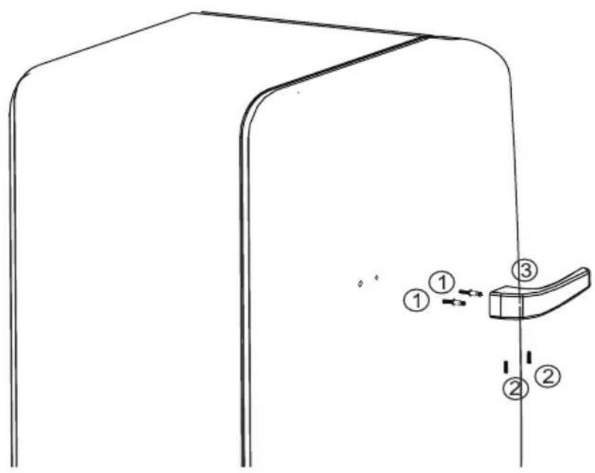 Moa RF130W - Poignée de la porte - 1