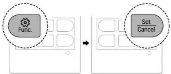 LG AC09BK - İpašo funkciju iestatīšana - 1