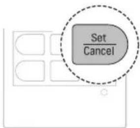LG AC09BK - Press the Set/Cancel button to stop the icon from flashing. - 1
