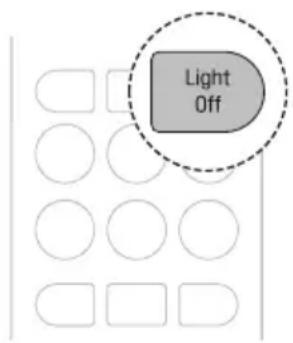 LG AC09BK - Função de apagar a luz (Em Alguns Modelos) - 1