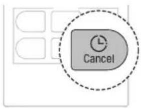 LG AC09BK - Cancelamento da definição do temporizador - 1