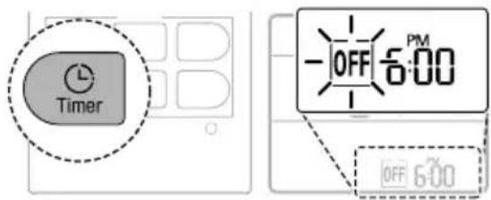 LG AC09BK - Opakovaně stiskněte tlačítko Timer. - 1