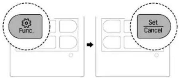 LG AC09BK - Specialiųjų funkcijų atšaukimas - 1