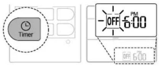 LG AC09BK - Настройване на таймера за изключване - 1