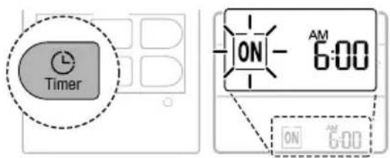 LG AC09BK - Einschalttimer abbrechen - 1