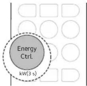 LG AC09BK - Mostrar l'ús d'energia actual - 1