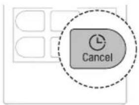 LG AC09BK - Cancel·lar la configuració del temporitzador - 1
