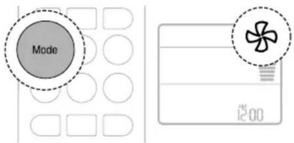 LG AC09BK - Modalità ventilatore - 1