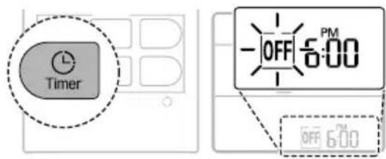 LG AC09BK - Appuyez plusieurs fois sur le bouton timer. - 1
