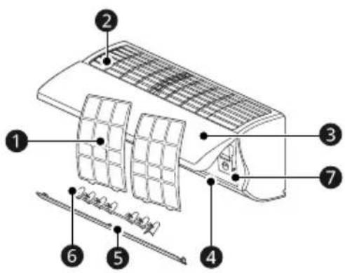 LG AC09BK - Montagem em parede - 2
