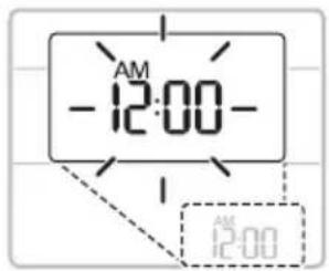 LG AC09BK - Pašreizējā laika iestatīšana bezvadu tālvadības pultī - 1