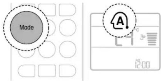 LG AC09BK - Режим на автоматична смяна [Модел за охлаждане и отопление] - 1