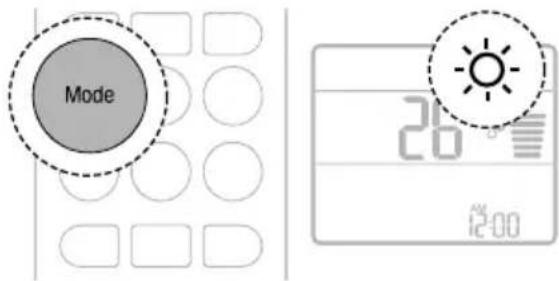 LG AC09BK - Tryb ogrzewania (w niektórych modelach) - 1