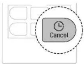 LG AC09BK - Annulation des réglages de la minuterie - 1