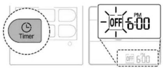 LG AC09BK - Cancelamento do temporizador de desativação - 1