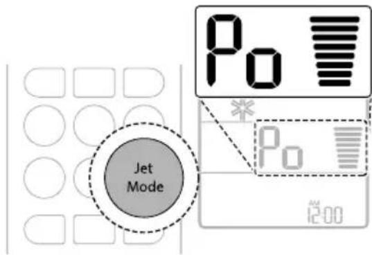 LG AC09BK - Jet-Betrieb - 2
