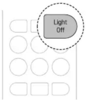 LG AC09BK - Light Off Function (On Some Models) - 1