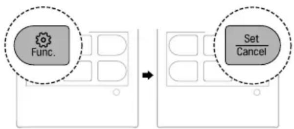 LG AC09BK - Отмяна на специалните функции - 1