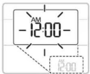 LG AC09BK - Настройване на часа от безжичното дистанционно управление - 1