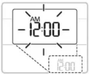 LG AC09BK - Καθορισμός της τρέχουσας ώρας στο ασύρματο τηλεχειριστήριο - 1