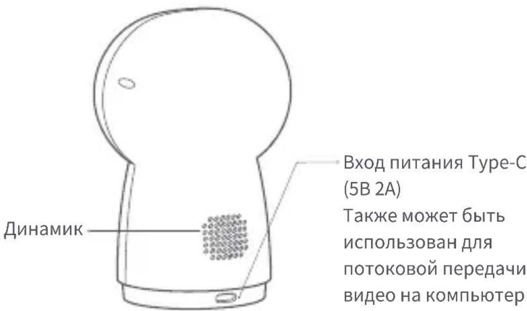 Aqara Camera Hub G3 - Вид продукта сзади - 1