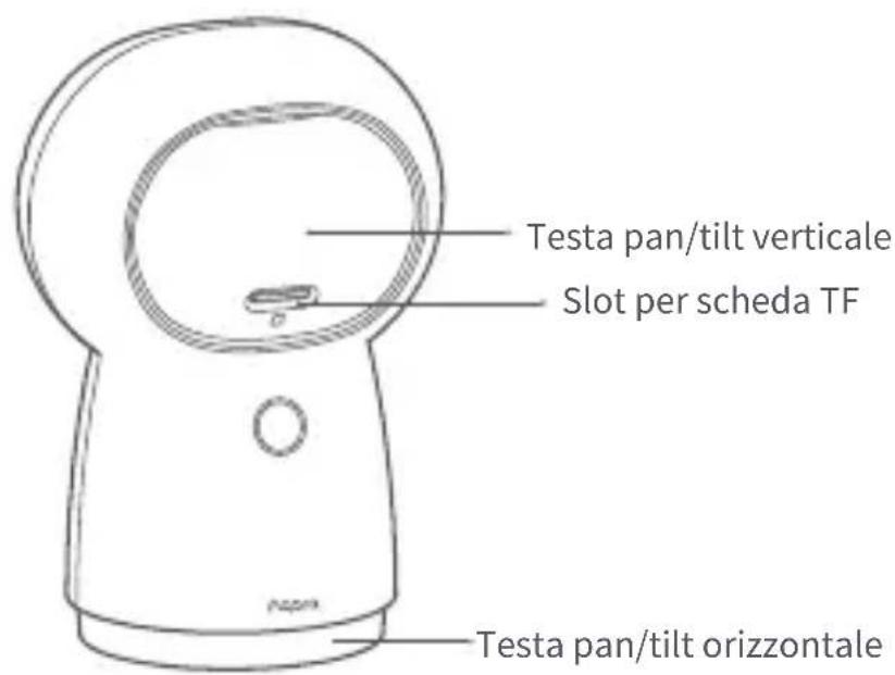 Aqara Camera Hub G3 - Testa pan/tilt e slot per scheda TF - 1